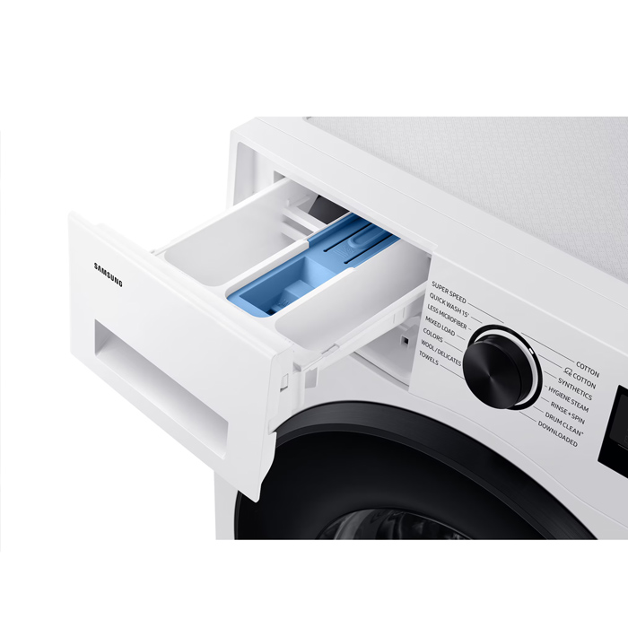 Samsung Mesin Cuci Front Loading Bespoke AI Washer Super Speed 10 kg (Putih) - WW10DG5U34AESE